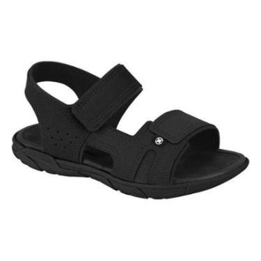 Imagem de Sandália Papete Infantil Molekinho Escolar Preta Confortável-Masculino