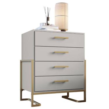Imagem de Comoda 4 Gavetas P1061 67 cm PP Milani Store
