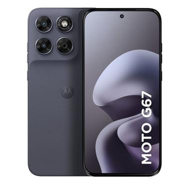 Imagem de Smartphone Motorola Moto G67 5G - 256GB 12GB (4GB RAM + 8GB RAM Boost) camera 50MP Sony Lytia 600, tela 1.5K extreme Amoled 120hz, ultrarresistente