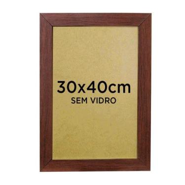 Imagem de Moldura Para Quadro Decorativo 30x40cm Sem Vidro - Várias Cores - TaCo