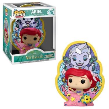 Imagem de Boneco Funko Pop! Deluxe Disney Princesas - Ariel com Vitral - Candide