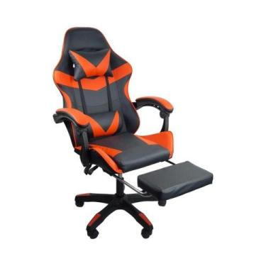 Imagem de Cadeira Gamer Stillus Oficial Apoio Pés Preto/vermelho - Oficial Websh