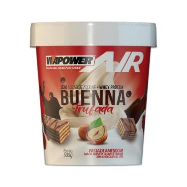 Imagem de Pasta de Amendoim Vitapower Whey Buenna Trufado 600g - Vitafor