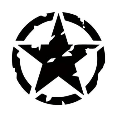 Imagem de Adesivos De Pentagrama Para Motocicleta, Decalques De Vinil À Prova D'