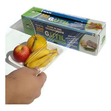 Imagem de Filme Pvc Cx C- Serrilhas - 38cm X 300m - Guarufilme