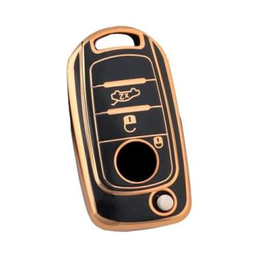 Imagem de Capa Protetora De Chave Remota Automotiva Em TPU Para Fiat Tipo TPRP F