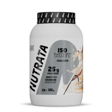 Imagem de ISO Whey Protein 25g de Proteina 900g Nutrata, Baunilha