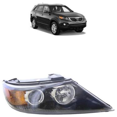Imagem de Farol Dianteiro Sorento 2011 A 2014 Máscara Negra - Automotive Imports