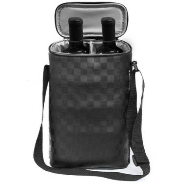 Imagem de Bolsa Térmica Para Transporte Bebidas Suporta 4kg Wine Bag Com Alça de