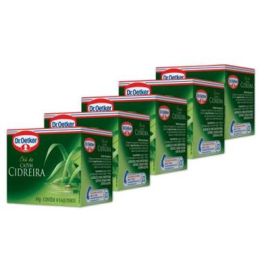 Imagem de Chá Capim Cidreira Dr. Oetker Kit 5 Caixas 10g50 Saquinhos