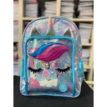 Imagem de Mochila unicórnio azul UP4YOU Luxcel