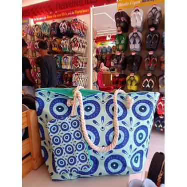 Imagem de Bolsa de praia grande olho grego
