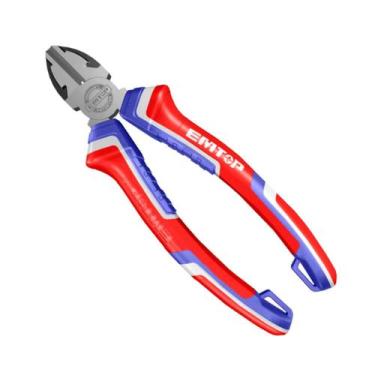 Imagem de Alicate De Corte Diagonal 6 Pol. Emborrachado Isolado 160mm - EMTOP
