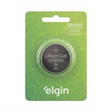 Imagem de Bateria de Litio 3V Elgin CR 2032 Unidade - ELGIN
