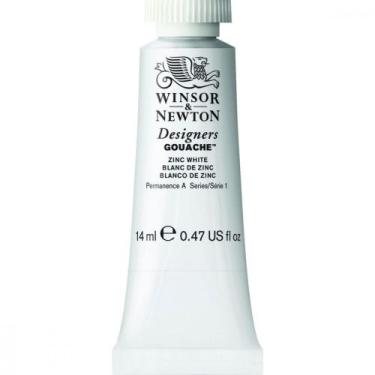 Imagem de Tinta Guache Winsor Designers 14ml S1 748 Zinc White - Winsor & Newton