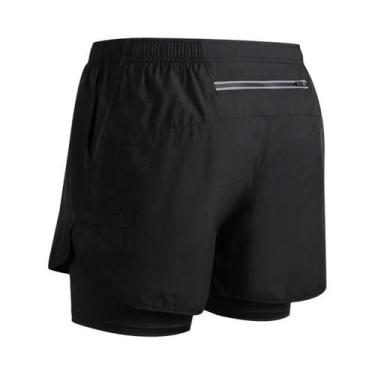 Imagem de Shorts Masculinos De Secagem Rápida 2 Em 1 Para Academia E Corrida, Te