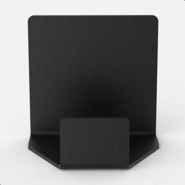 Imagem de Gancho Adesivo 3m De Parede Preto Cabide Autocolante DF - S3GShop
