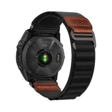 Imagem de Pulseira De Nylon De 20mm 22mm 26mm Para Relógios Garmin Fenix 7 7Pro 