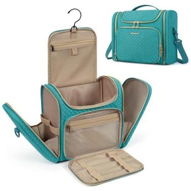 Imagem de Bolsa de higiene pessoal BAGSMART Travel azul resistente à água para m