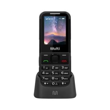 Imagem de Celular Multi Vita 4g Com Base Carregadora Preto - MULTILASER
