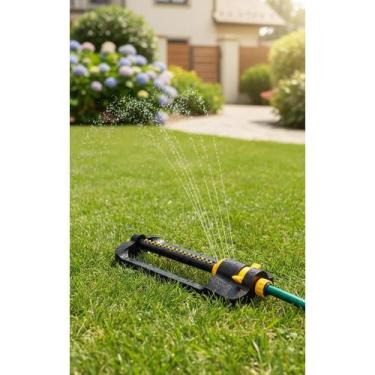 Imagem de Irrigador Oscilante 17 Jatos: Jardim Perfeito e Eficiente - Congratula