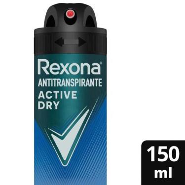 Imagem de Desodorante Antitranspirante Aerossol Masculino Rexona Active Dry 72 h