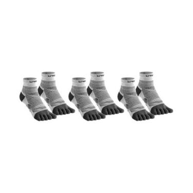 Imagem de Meias De Corrida Masculinas COOLMAX De Cinco Dedos, Respiráveis, De Se