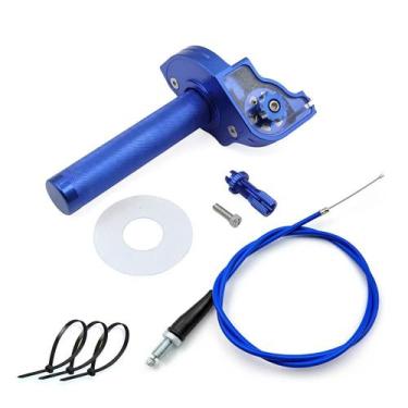 Imagem de Manopla De Acelerador Universal CNC De Alumínio 7/8'' 22mm Para Motoci