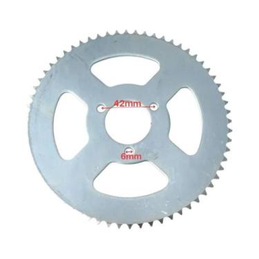 Imagem de Pinhão Traseiro 44T 54T 58T 64T 74T T8F Para Mini Moto 47cc 49cc, Quad