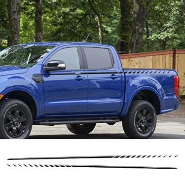 Imagem de MVMTVT para Ford Ranger pickup linha de cintura adesivos caminhão gráfico listrado decoração decalques carro filme vinil capa auto ajuste acessórios