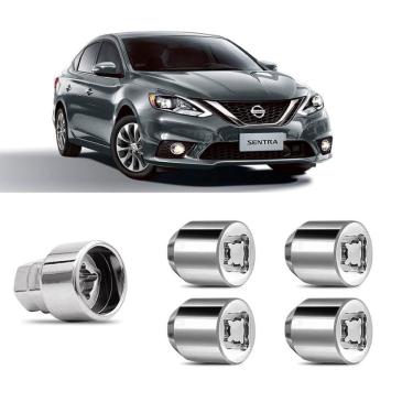 Imagem de Jogo Porca Antifurto Nissan Sentra PCD M12x1,5