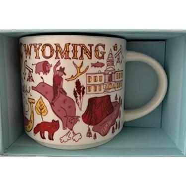 Imagem de Caneca de café Starbucks WYOMING Been There Series Across the Globe Collection 355 ml