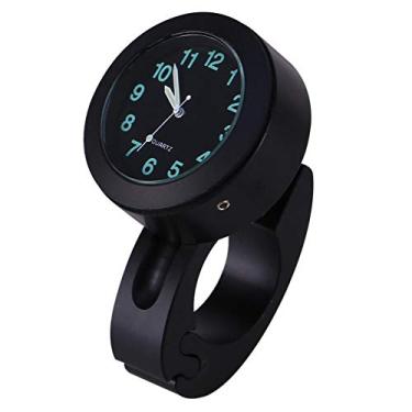 Imagem de Relógio de guidão, relógio de guidão de motocicleta Fydun impermeável, universal para motocicleta, relógio de montagem