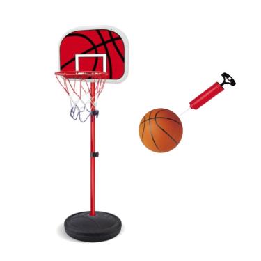 Imagem de Cesta Tabela de Basquete com Pedestal Ajustável 127-202 cm