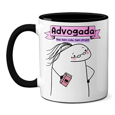 Imagem de Caneca Advogada 5 Anos Estudando Para Estudar Toda Vida (Preta)