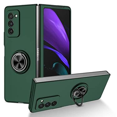 Imagem de Capa antiderrapante com suporte de suporte para Samsung Galaxy Z Fold2 5G Fold 4 Fold4 Fold 2 3 Fold3 Capa protetora anti-queda, verde, para Samsung Z Fold 2