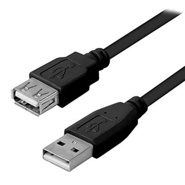 Imagem de Cabo USB Extensor Macho X Fêmea USB 2.0 1,8 Metros para Mouse Teclado Pendrive Hub Adaptadores Leitores Usb Tv Smartv