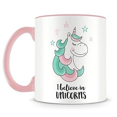 Imagem de Caneca Personalizada Unicórnio I Believe in Unicorns