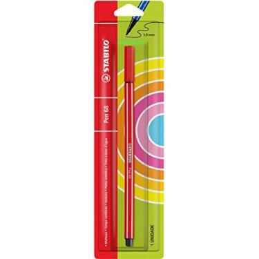 Imagem de Caneta Hidrográfica 1.0 mm, Blister, Stabilo, pt. 68 120.2303, Vermelho Escuro