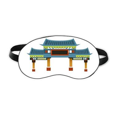 Imagem de Arco tradicional na Coreia do Sono Protetor de Olhos Macio para a Noite