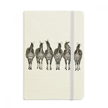 Imagem de Caderno de anotações com estampa de animal de Pinto em tecido oficial com capa dura