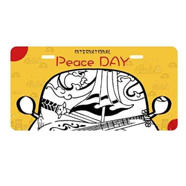 Imagem de DIYthinker Guarda-chuva chinês espada dragão desenho placa placa etiqueta decoração carro dia da paz