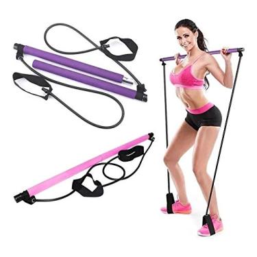 Imagem de MBFit Kit Pilates Barra Portátil Exercício Treino Funcional Casa