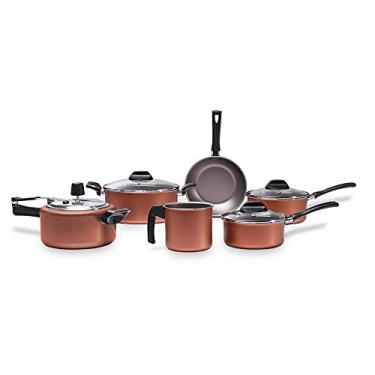 Imagem de Jogo de Panelas Clove, 6Pcs com Panela de Pressão, Brinox, Cobre