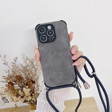 Imagem de Capa de celular com corrente e gola cruzada para Huawei P30 P40 P50 Honor 60 70 Nova9 Pro 10 Mate 30 40 50 alça de pescoço de silicone, 7, para P40pro