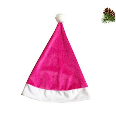 Imagem de Amosfun 1 Unidade papai noel festas de máscaras chapéu de natal rosa mini pintinho de pelúcia acessórios vermelhos bonés para homens chaveiro acessórios cosplay sentido Goros