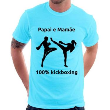 Imagem de Camiseta Papai E Mamãe 100% Kickboxing - Foca Na Moda