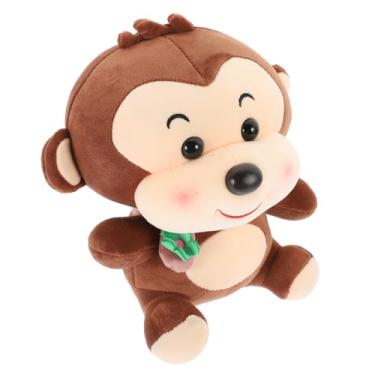 Imagem de HOOTNEE brinquedo de pelúcia brinquedo de macaco kawaii bichos de pelúcia almofadas de natal decoração de natal bichinho de pelúcia macaco fofo de pelúcia Super fofo decorar decorações