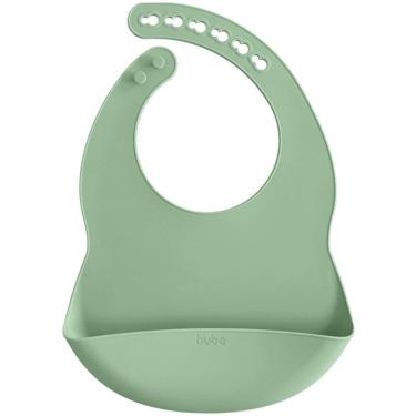 Imagem de Babador Cata Migalhas Buba de Silicone Verde