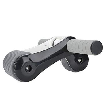 Imagem de 2 Rodas Rolo da Roda ab, Exercitador Abdominal Roda do Rolo ab Exercitador Muscular Abdominal Ginásio Equipamento de Fitness Em Casa Com Joelheiras (Preto)